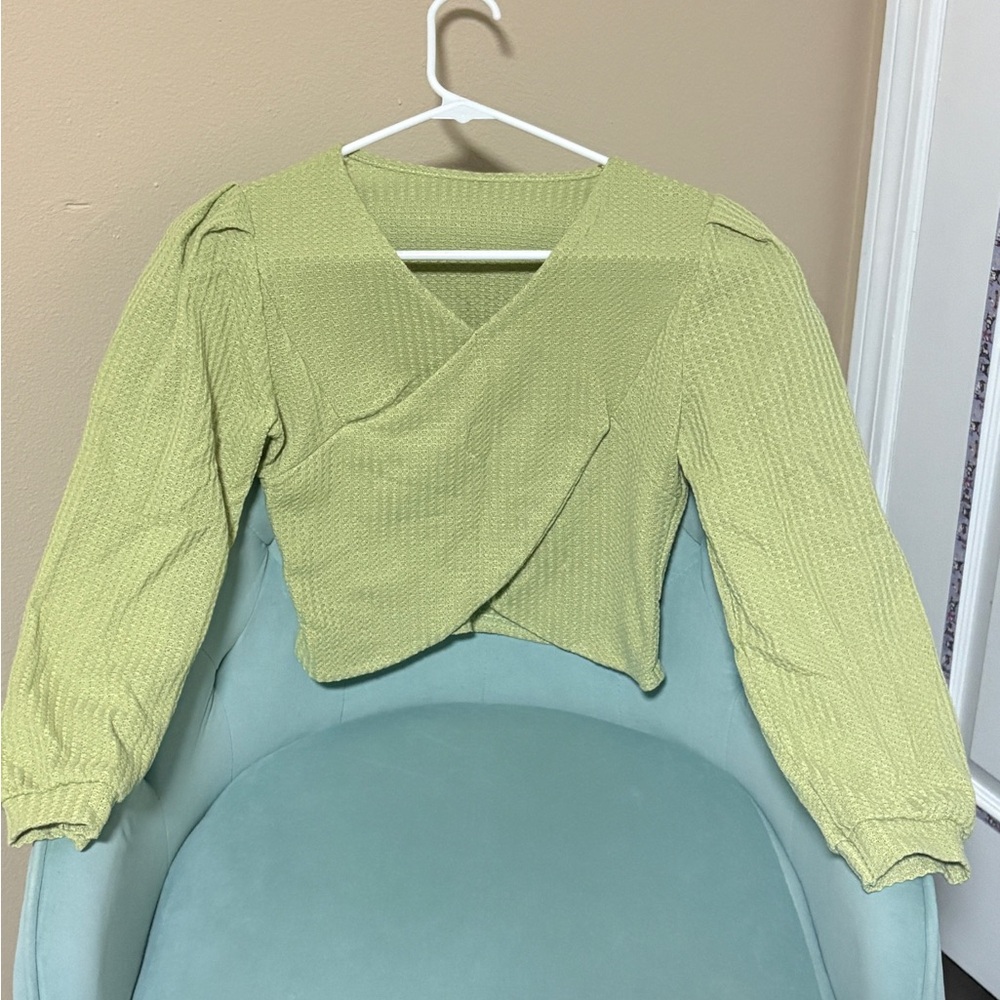 Elegant Green Women's Top